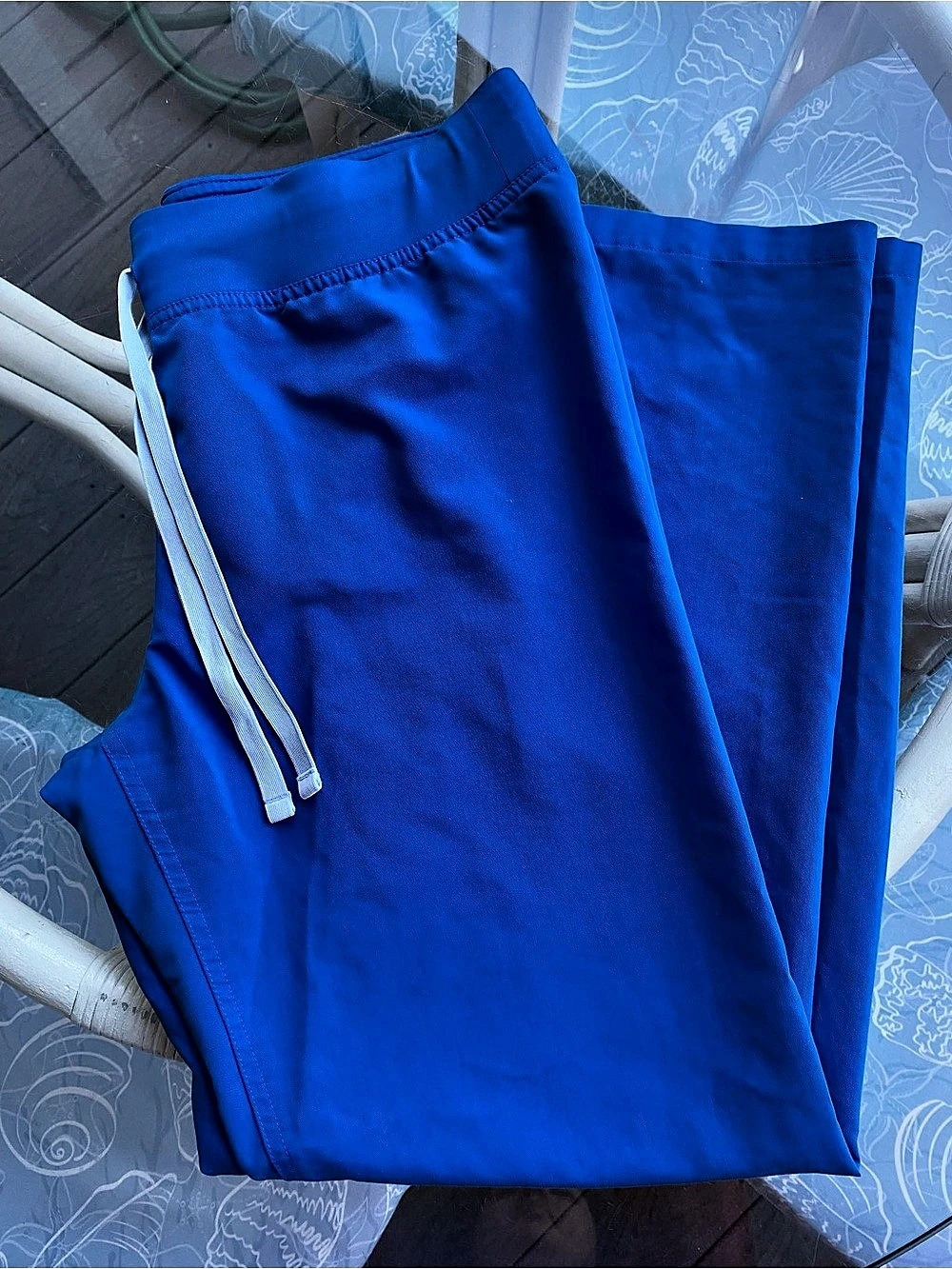 FIGS Royal Blue Livingston Straight-Leg Scrub Pants - Size M/P